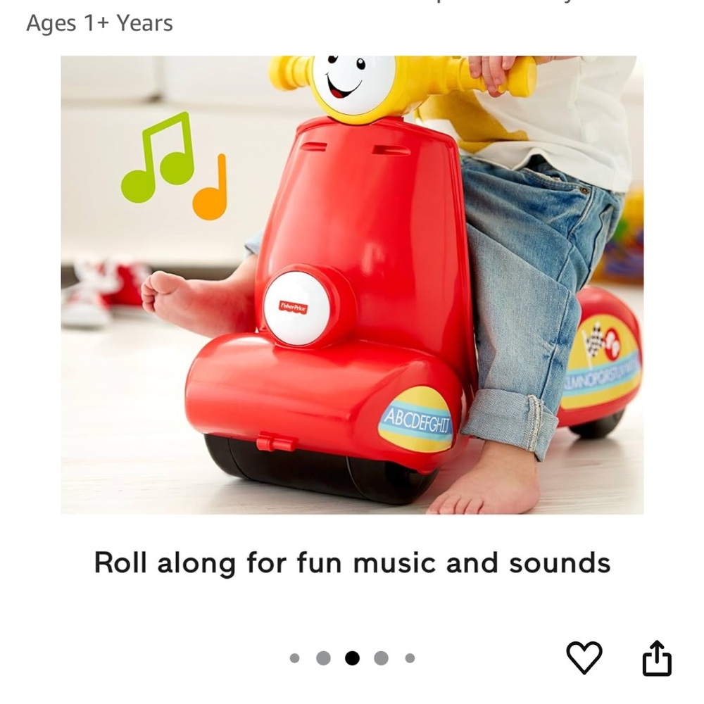 Red and Blue Ride-On Toy Car - Picture 12 of 13